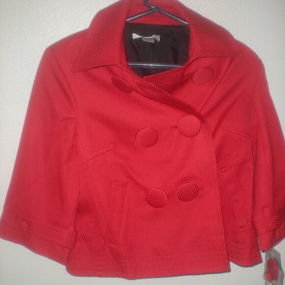 NYGARD COLLECTION  Jacket  NWT    Size  10    Red - Picture 1 of 4